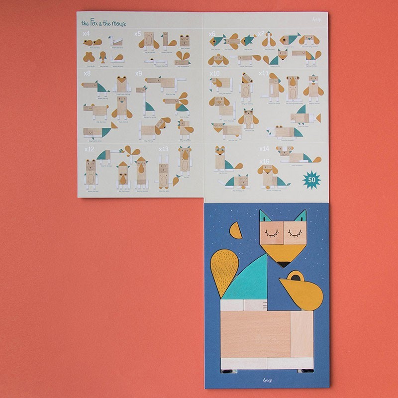 wooden composition game